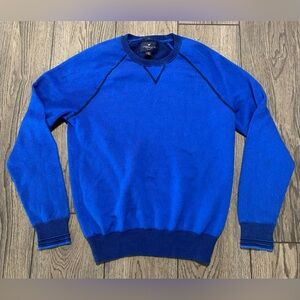 American Eagle Outfitters Men M Blue Sweater Prep Fit Large